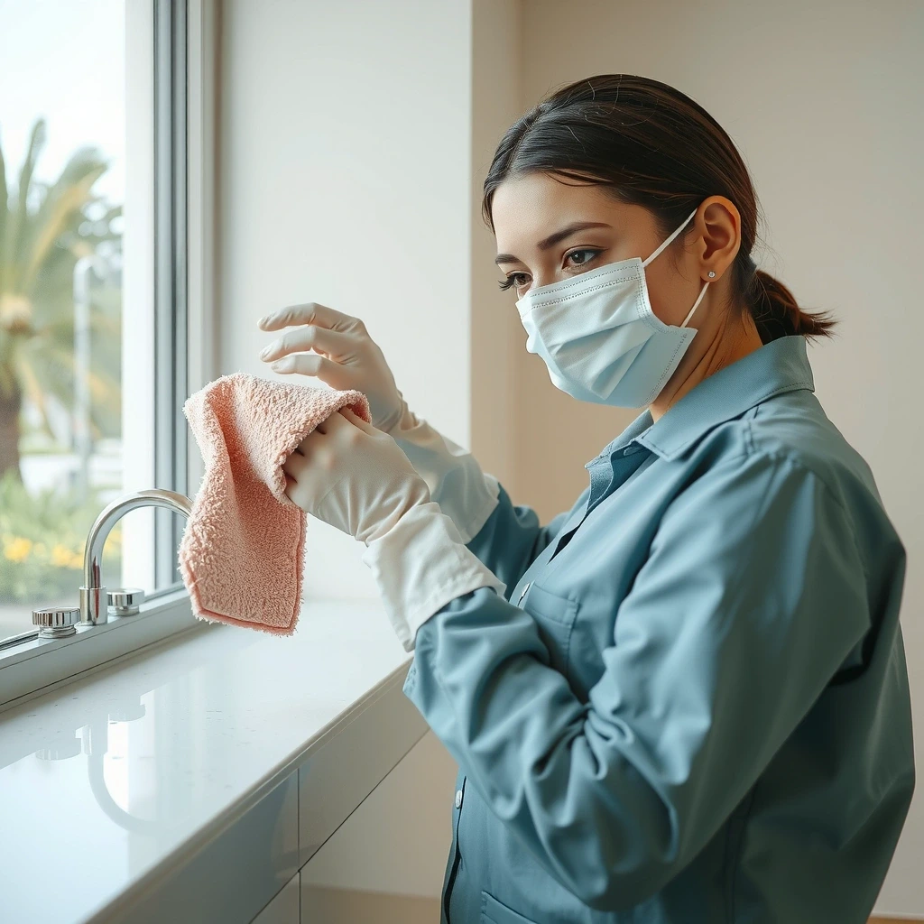 Detailed Cleaning Action