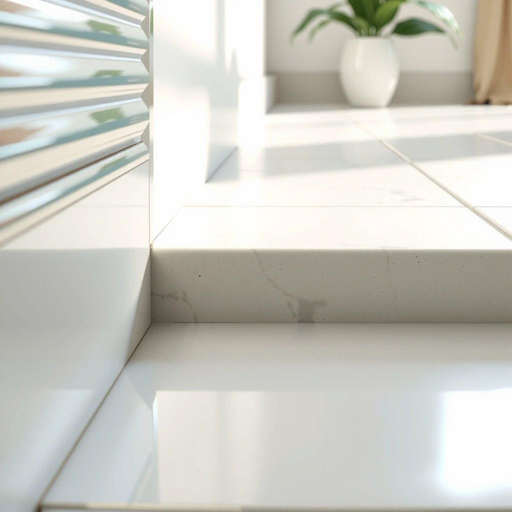 Precision edge cleaning detail